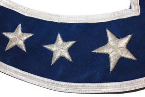 Royal Arch Masonic Regalia Chain Collar Metal chapado en oro con respaldo de terciopelo rojo Freemason Chapter Officer Jewel Custom Ronpex - Product Image 6