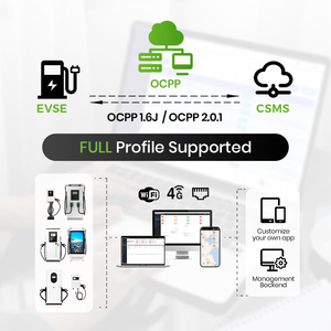 EVEGO Großhandel Luftgekühlte Doppel-Ladestation IP55 DC EV-Ladestation 10,1 Zoll Touchscreen CCS1 Kommerzielle 120kW Autoladestation - Product Image 4