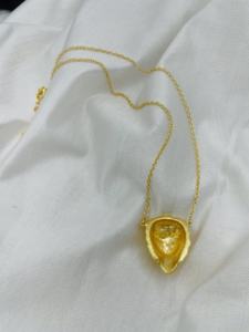 <b>Gold</b> <b>Plated</b> Lion Face Designer Pendant with <b>Chain</b> Necklace Stylish Classic Christian Religious Hook SKU7369 - Product Image 3