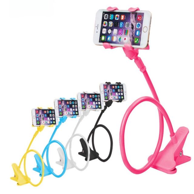 Flexible Phone Holder for Bed and Desk 360 Degree Adjustable Lazy Arm Mount for All Smartphones Below 6.3 Inch