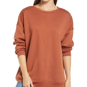 Sudadera de cuello redondo para mujer de gran tamaño con nuevo diseño, sudaderas lisas para mujer, Jersey/suéter holgado a la moda - Product Image 1