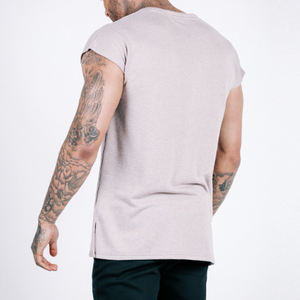 Camiseta de diseño personalizado 50% Algodón 50% poliéster Oem Logo manga corta Camiseta de algodón liso en blanco al por mayor - Product Image 3