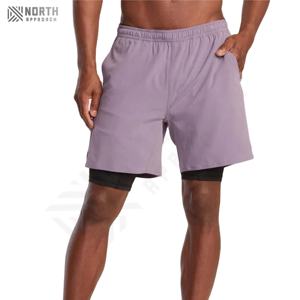 Shorts de sport pour hommes de haute qualité, séchage rapide, collants de compression personnalisés pour l'entraînement, style décontracté, écologiques, prix de gros pour hommes - Product Image 1