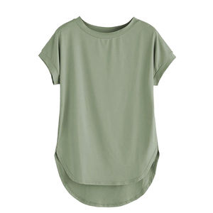 Camisetas Casuales al por Mayor para Mujer, 100% Algodón, Transpirables, de Secado Rápido, Talla Grande, Nueva Moda 2025, Colores y Tallas Personalizables, al por Mayor - Product Image 5