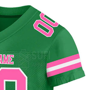 Professional Grade American Football Jersey-Custom Made Short Sleeve Breathable Lightweight 100% Polyester Anti-Bacterial - Product Image 5