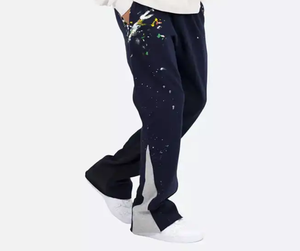 Pantalon de survêtement décontracté léger de couleur unie, vente en gros, pantalon de jogging pour homme, coupe régulière - Product Image 1