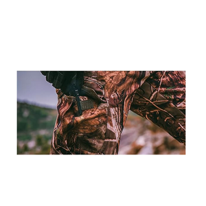 Pantalones con estampado de camuflaje para hombres de caza, pantalones tácticos al aire libre, tela a prueba de viento y de secado rápido - Product Image 6