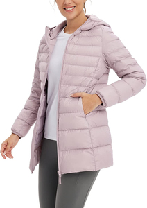 Chaqueta Larga Acolchada con Capucha para Mujer, de Invierno, de Alta Calidad, Relleno de Algodón, Forro de Spandex, Transpirable, Hecha de Lona - Product Image 3