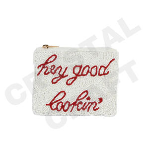 Happy Multi Coin Pouch กระเป๋าสตางค์ลูกปัดแบบสั่งทำของขวัญคุณแม่สวย-หัวใจของสาวๆ - Product Image 2