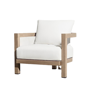 Nordique simple luxe style tissu art mini blanc simple canapé loisirs meubles canapé chaise costumiz produit - Product Image 1