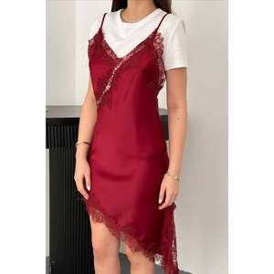 Robe en dentelle bordeaux - Bordeaux - Product Image 4