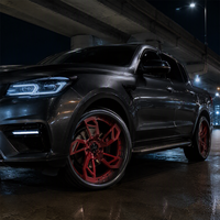 Jantes forgées 3 pièces Maroon 5-Split-Y 19x9.5 5x112 ET30 6061 T6 personnalisées à déport profond pour Jeep