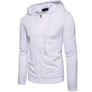 Bas quantité minimale de commande hommes sport respirant à manches longues Zip vestes sweats à capuche Gym homme course fermeture éclair sweats à capuche 2025 - Product Image 2