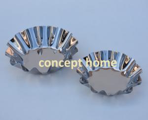 Plato de Frutas Creativo de Diseño Ins, Hecho a Mano en Acero Inoxidable, Ecológico, Duradero, Multiusos, Base para Tazón de Dulces con Forma de Hoja de Loto - Product Image 6