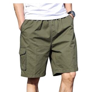 Pantalones cortos Cargo para gimnasio para hombre, novedad de 2025, algodón, 100%, logotipo estampado personalizado, malla de nailon, pantalones cortos deportivos para correr para hombre, venta al por mayor - Product Image 4