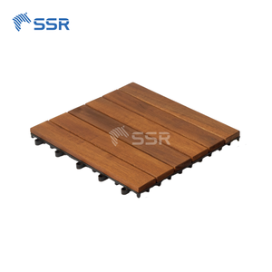 Thân thiện với môi tếch Oiled vườn lồng vào nhau keo decking gạch 6 thanh 24 Mét lồng vào nhau sàn ngoài trời cho số lượng lớn đơn đặt hàng - Product Image 3