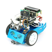 Aismartlink Mic Microbit: robit V2.2 Kit mobil Robot grafis Python pembuat STEM pemrograman