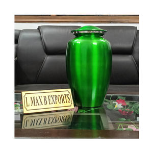 Prix compétitif Bonne Qualité Top Vente Urne commémorative multicolore pour cendres humaines Fournitures funéraires Urnes de crémation en aluminium pour adultes - Product Image 1