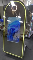 LCD-Touchscreen-Fotobox für Hochzeiten, zerlegbare Fotobox-Kabine