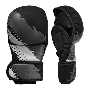 Gants de MMA en PU haute durabilité, stabilité maximale, rembourrage extra épais, évacuation de l'humidité, fermeture auto-agrippante, arts martiaux - Product Image 1