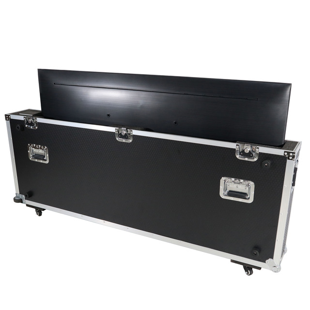 Heavy Duty Utility Wheels Handles Rack Professional Audio Video Lighting Speaker TV 45-80in Flight Case