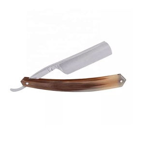 ZACHARAY INDUSTRIES-maquinilla de afeitar plegable y recta, con mango de madera, para peluquero - Product Image 5