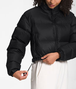 Veste courte thermique pour femme, automne-hiver, nouveau design, matelassée, rembourrage en coton, fermeture éclair en nylon, logo, pas cher - Product Image 5