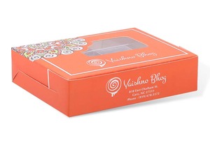 Wholesale Custom Logo Square Bakery Packaging <b>Box</b> with Clear Window | Printed Paper Sweet <b>Box</b> for Cakes Pastry <b>Cookies</b> Gift - Product Image 6