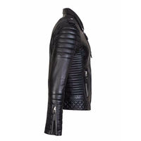Veste en cuir pour homme - Couleurs personnalisées, garniture en fourrure de mouton lavée, style streetwear, coupe-vent et réversible, exportation du Pakistan