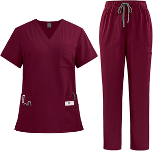Fabricante de Uniformes de Enfermería de Punto para Mujer con Logotipo Personalizado, Uniformes Médicos Lavables y Duraderos, ODM Disponible - Product Image 5