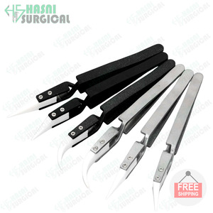 Pinzas de soldadura antimagnéticas profesionales Herramienta de precisión puntiaguda curva - Product Image 3