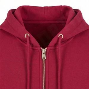 Ensemble de survêtement décontracté à capuche zippé 100 % coton, manches longues, fermeture éclair intégrale, pour la course, le jogging, la gym, grandes tailles - Product Image 4