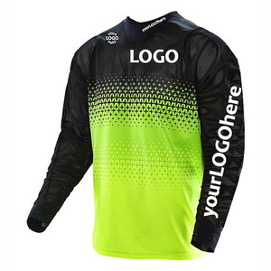 Camiseta de carreras personalizada para adultos, novedad, ropa deportiva de poliéster de manga larga, camiseta de carretera con sublimación transpirable, ropa para Motocross - Product Image 5