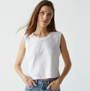 Débardeur Femme Grande Taille Tendance en Coton Respirant avec Logo Avant – Idéal Quotidien – Services OEM 2025 - Product Image 6
