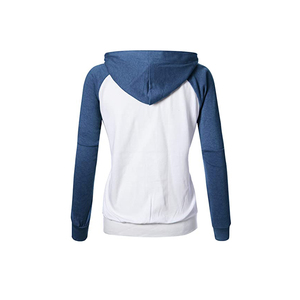 Sudadera Unisex con Capucha y Cierre de Cremallera, Manga Raglán, Color Sólido, Felpa Francesa, Estilo Casual para Otoño, Corte Regular - Product Image 5
