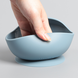 Eversoul Maßgefertigte Silikonprodukte Kleinkind Silikon-Fütterungsset Saugnapf-Schüssel Besteck Silikon-Babyschüssel - Product Image 6