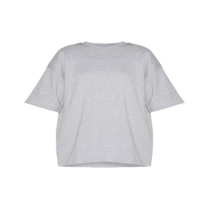 Camiseta Casual Extra Grande Personalizada para Mujer, Logotipo de Alta Calidad, Diseño Sólido, Último Diseño, Transpirable, de Secado Rápido, de Lona Corta - Product Image 1