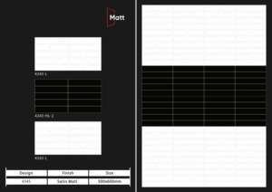 Carreaux muraux en céramique 300x600mm au design moderne pour salle de bain et cuisine, finition brillante ou mate, surface sculptée effet sucre, design mural intérieur luxueux - Product Image 6