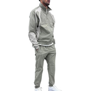 Bon marché Survêtement d'été personnalisé Vêtements de rue Sweat-shirt brodé Tissu coupe-vent de haute qualité Design élégant Bas quantité minimale de commande - Product Image 1