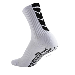 Chaussettes de sport respirantes en nylon pour hommes, antidérapantes, à fond solide, pour le football, le basket-ball, le tennis et les sports d'automne - Product Image 2