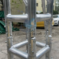 Sistema de torre de elevación para altavoces Line Array portátiles y ligeros, personalizado para exteriores, con diseño modular de aleación de aluminio