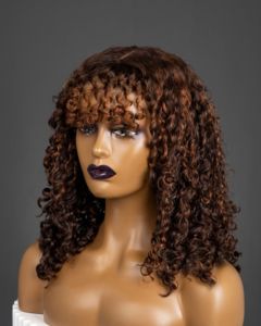 Transparent Lace Curl Vietnamese Donors Human Hair Super Double Drawn Single Weft Front <b>Fringe</b> <b>Wigs</b> - Product Image 4