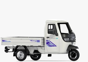 Electric <b>Cargo</b> Tricycle Open Body 200-300kg Payload Capacity 1 Passenger <b>White</b> Color 80km/h 70-90km Range - Product Image 5