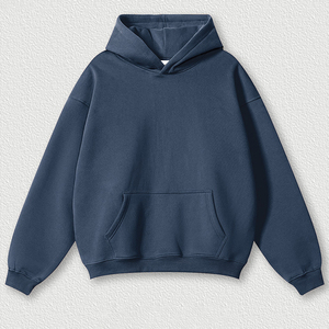 Fleece Oversized Pullover Hoodie para hombres Cotton Fleece Hoodie Oversized Winter Men Custom Hoodies - Product Image 4