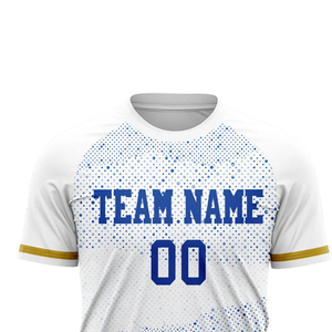 Nueva Camiseta de Fútbol Unisex Personalizada de Alta Calidad, 100% Poliéster, Secado Rápido, Transpirable, Servicio OEM, Precio al por Mayor Personalizado - Product Image 5