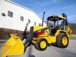 รถตักล้อยางจอห์นเดียร์ 10D มือหนึ่ง/มือสอง รถตักล้อยางจอห์นเดียร์ 310D 4x4 พร้อมหัวขุด - Product Image 5