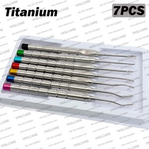 ชุดเครื่องมือผ่าตัดทางทันตกรรมเหล็ก7ชิ้นเครื่องมือดึงราก periotome สำหรับลิฟท์ราก PDL vaslcare หรูหรา - Product Image 3