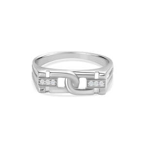 Anillo de diamante de compromiso cultivado en laboratorio para hombre - Product Image 6