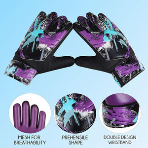 Gants de gardien de but en latex de haute qualité, imperméables, avec sangle de poignet réglable, design épaissi pour l'entraînement des adultes - Product Image 4