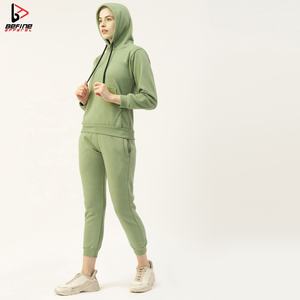 Nouveautés OEM ODM : Survêtements d'hiver pour femmes, vêtements de sport de haute qualité en coton, confortables. - Product Image 2